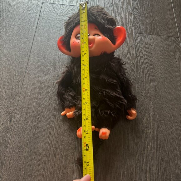 Rare Vintage 70s Monchhichi Sleepy Eyes Toy Plush Japan Preowned Collectible - Picture 14 of 16